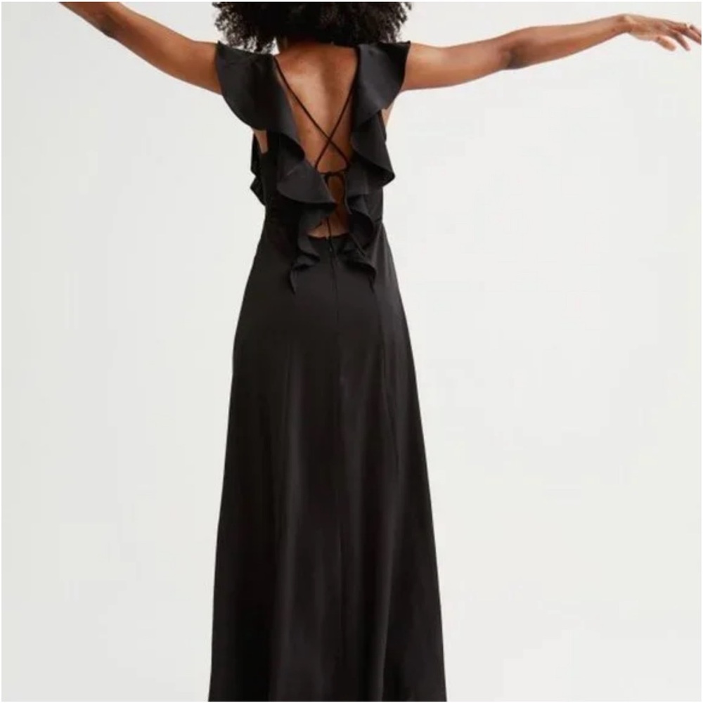 H&m ruffle dress